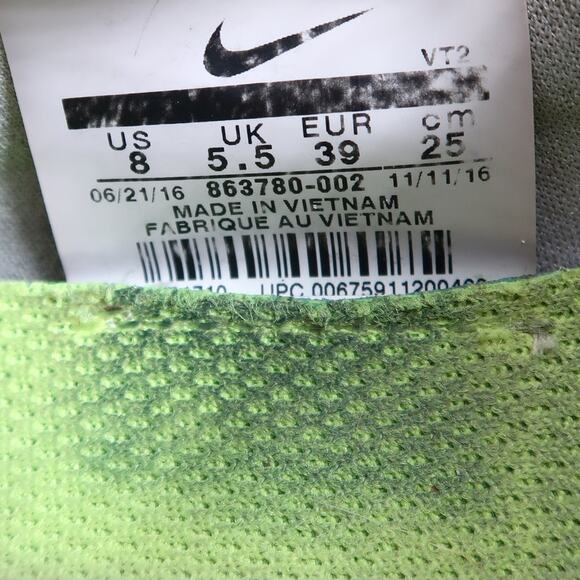 Nike Shoes Womens 8 Athletic Trainer Lunarepic Flyknit 2 Sneaker Active Comfort - Picture 8 of 15